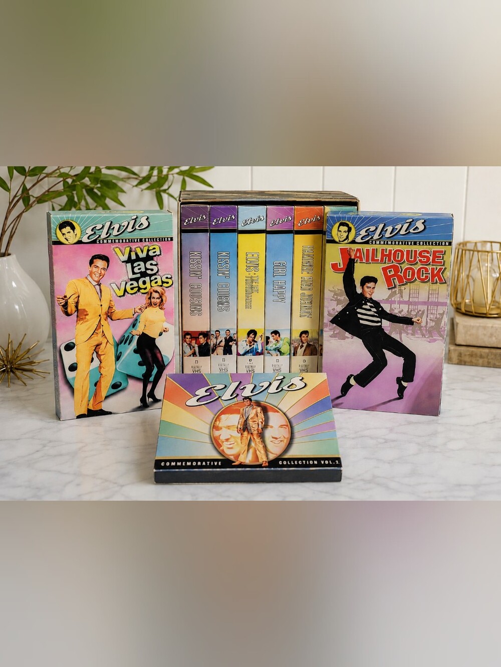 Elvis Commemorative Collection VHS Tapes Vol 1 RCA MGM 9 Movies Lost Performance
